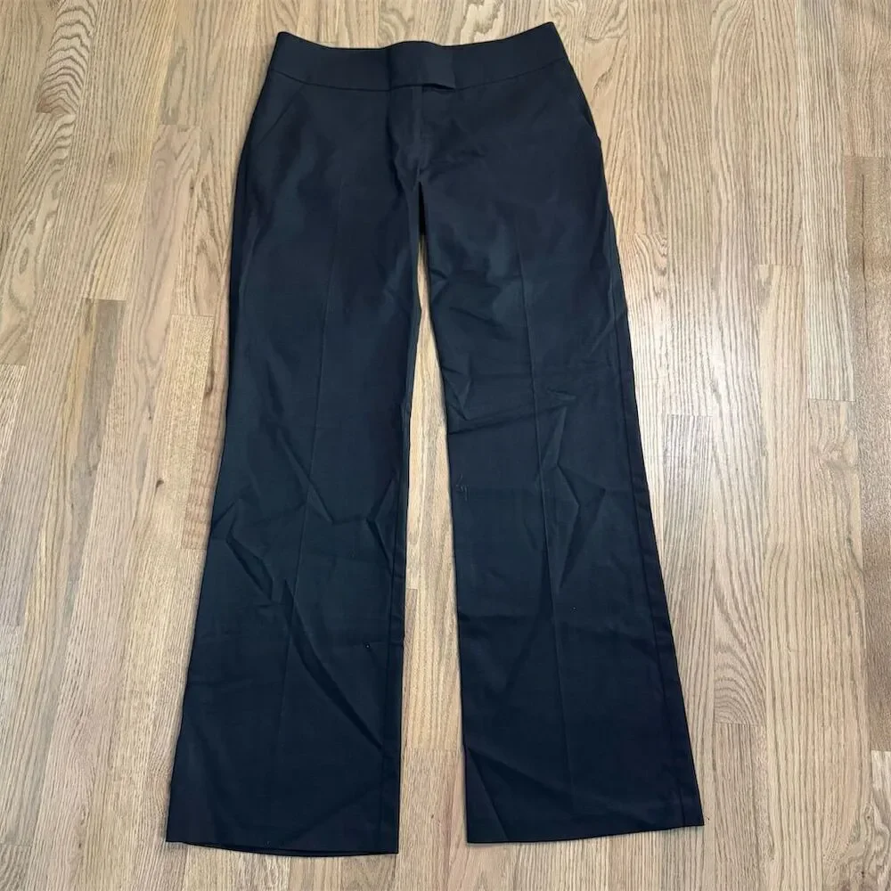 Bebe Black Bootcut Dress Pants Women's Size 6 Business Mid-Rise